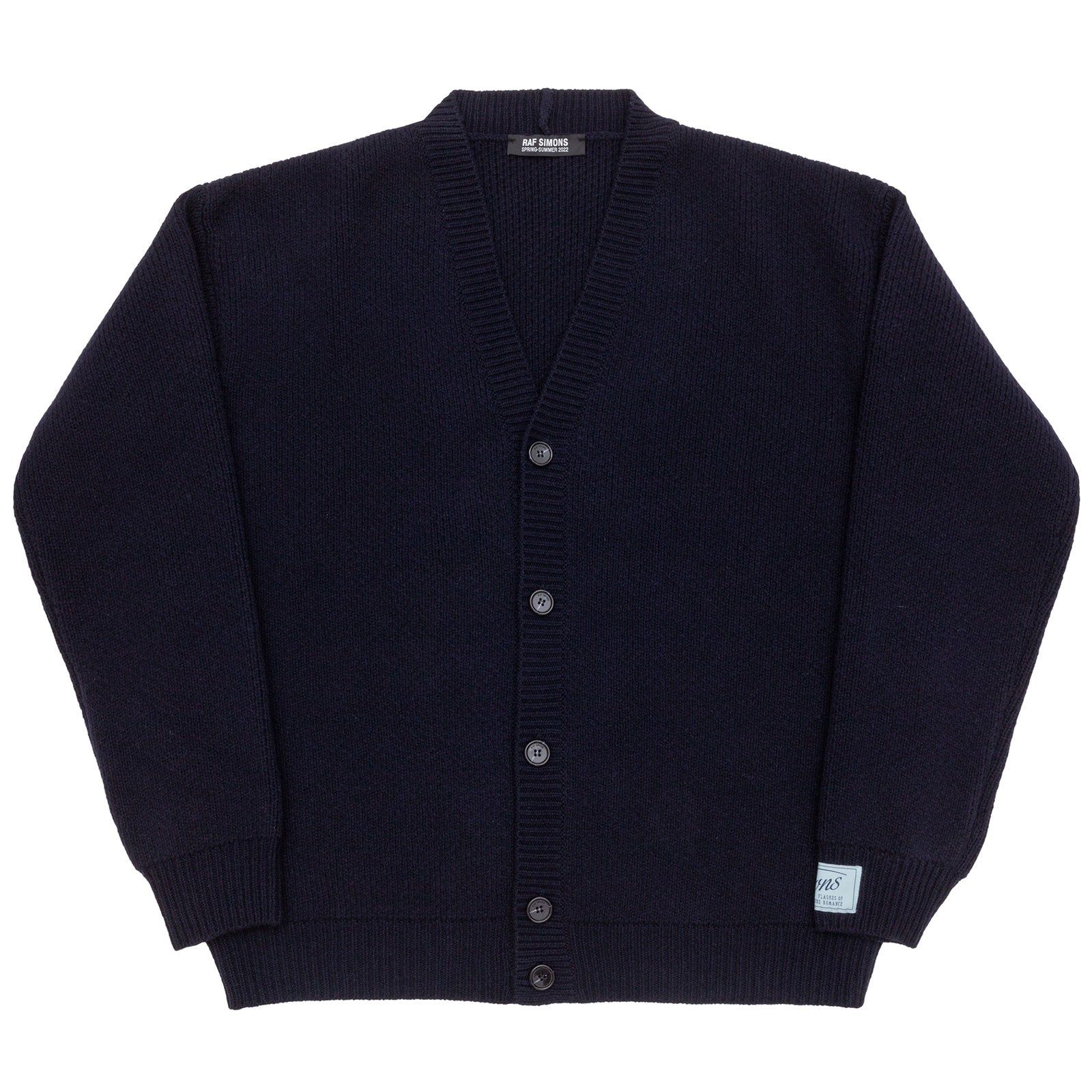 Raf Simons Classic slightly felted V-neck cardigan Spring