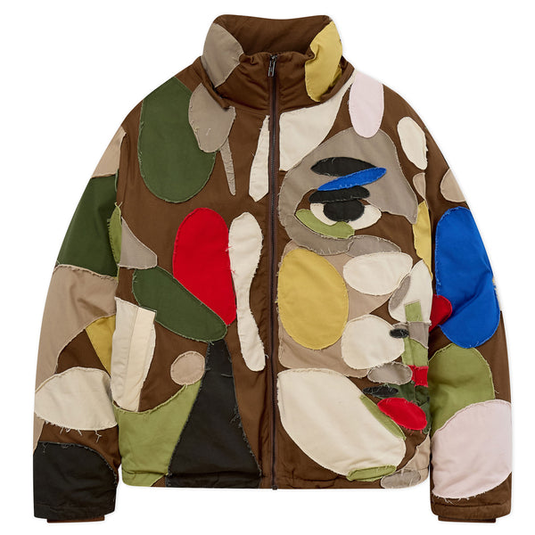 Patchworked Face Down Puffer
