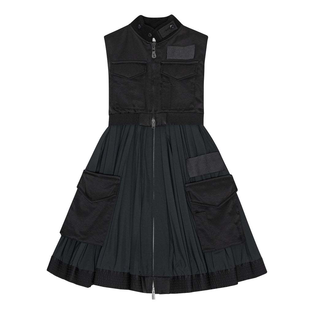 sacai x Spiewak Midi Dress / Black / 24-07468_001 – stormfashion.dk