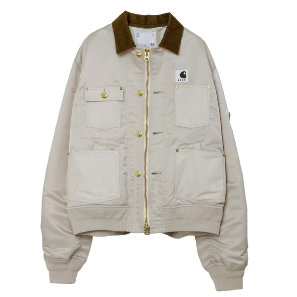 sacai x Carhartt WIP, Duck Blouson, 26-03990M, Ivory – stormfashion.dk
