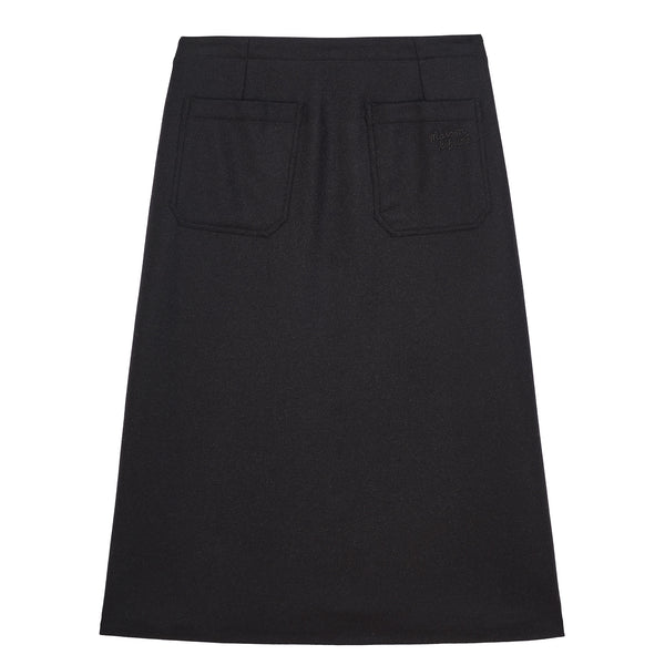 Snaps Midi Skirt