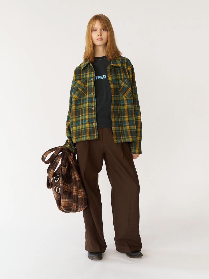 Stockholm (Surfboard) Club, Club Overshirt, Mustard Check