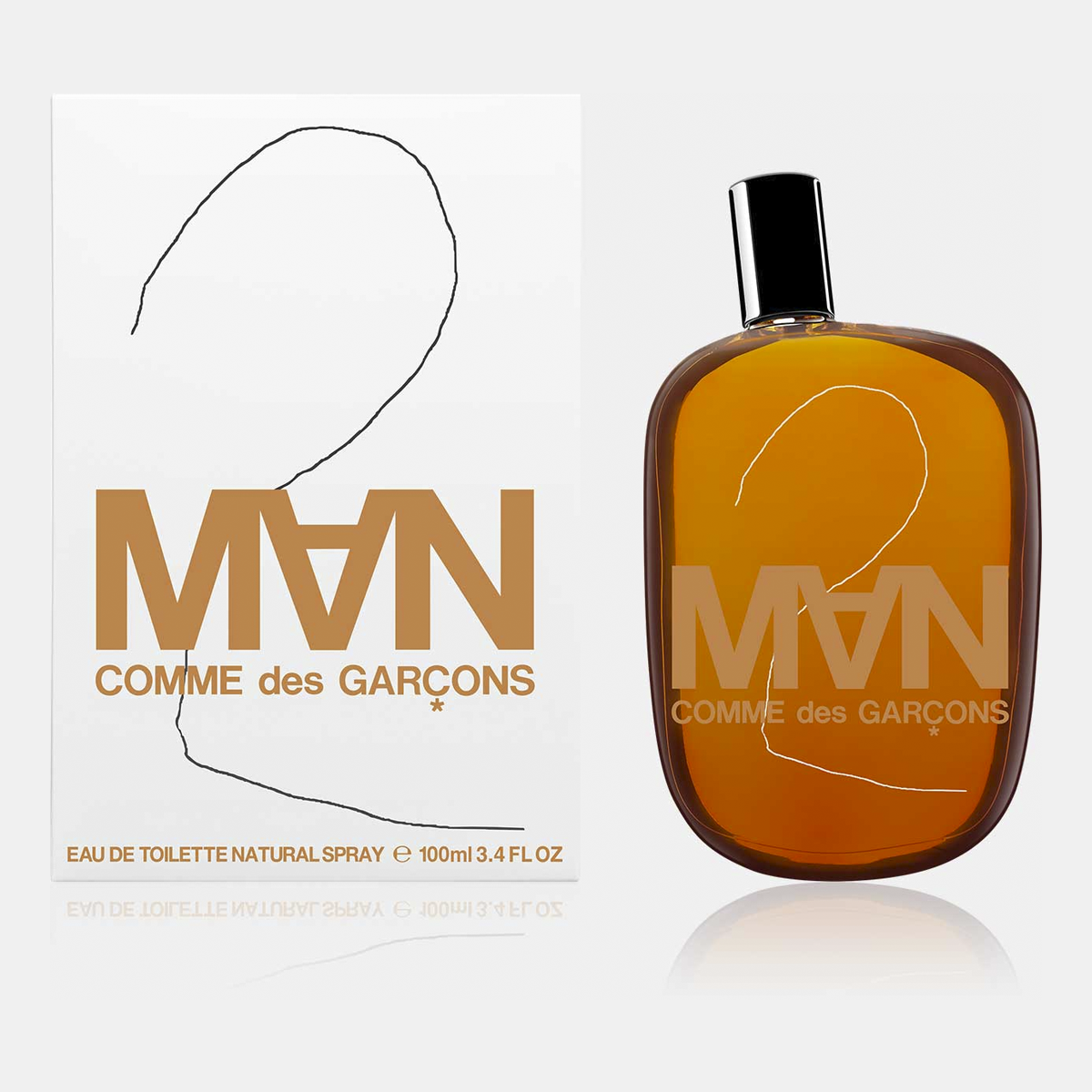 COMME des GARÇON HOMME ② Comme Des Garcons 2 MAN Eau de Toilette 50 / 100ml – stormfashion.dk