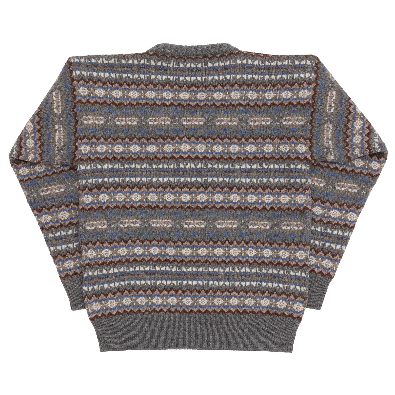 Raf Simons Jacquard Knit / Grey / Blue / SS2022 – stormfashion.dk