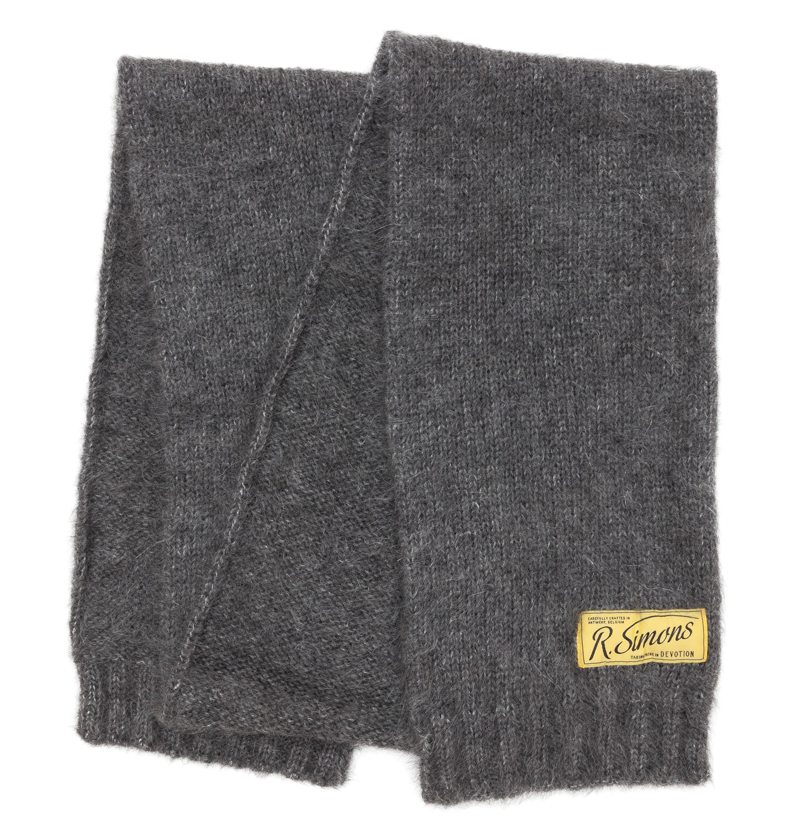 Raf Simons Mohair Scarf Grey AW21-22 –